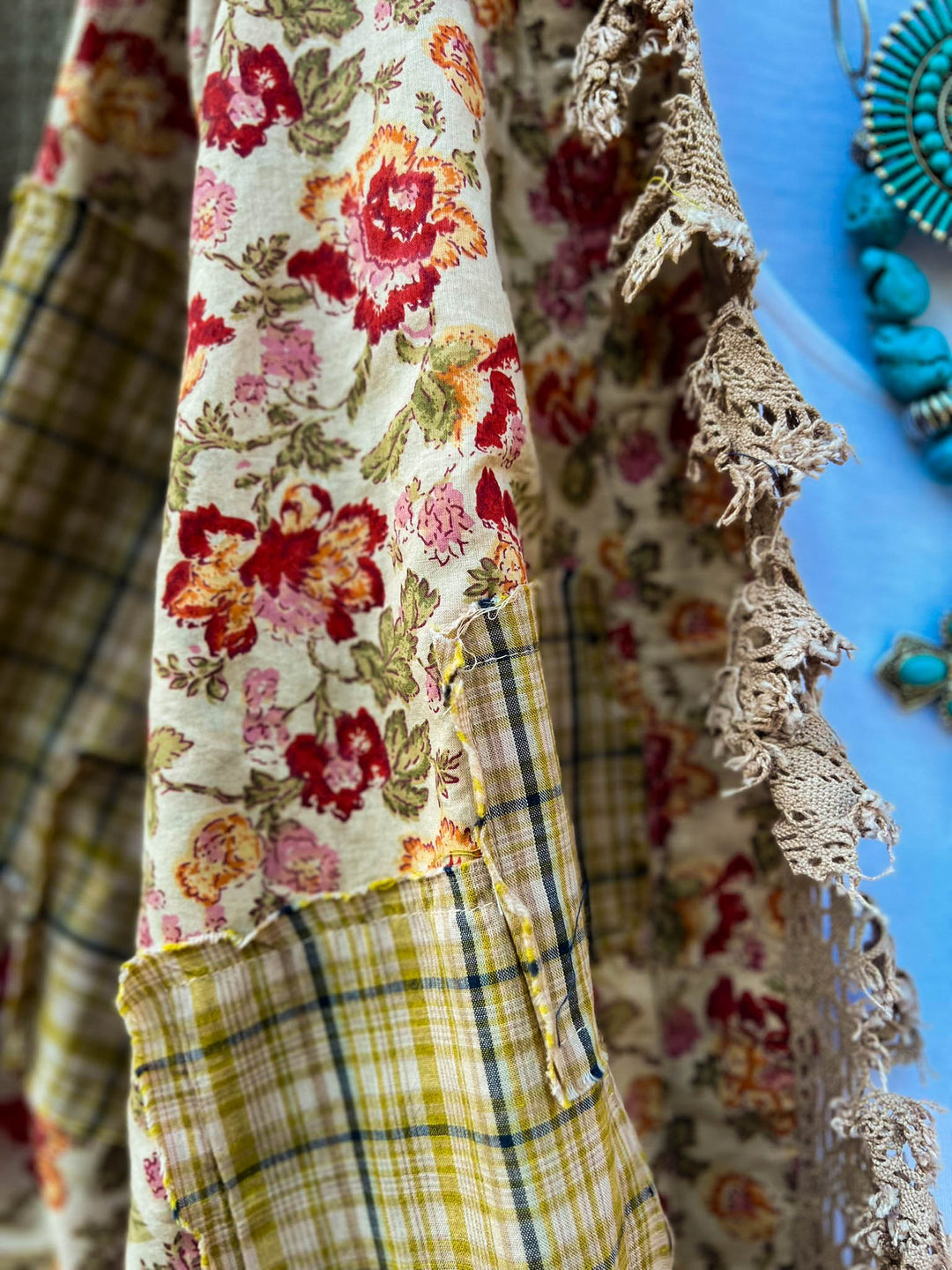 Patchwork Sunrise Boho-Artisan Jacket - Made in USA