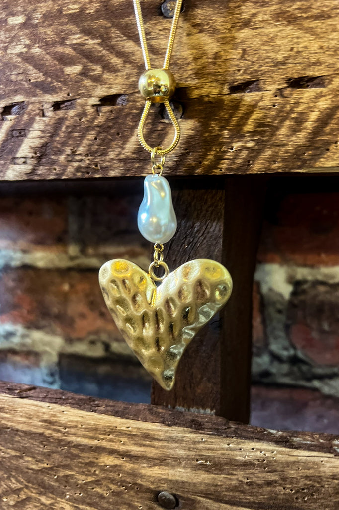 Sweet Fairytale Song Earring & Necklace Set in Gold Color