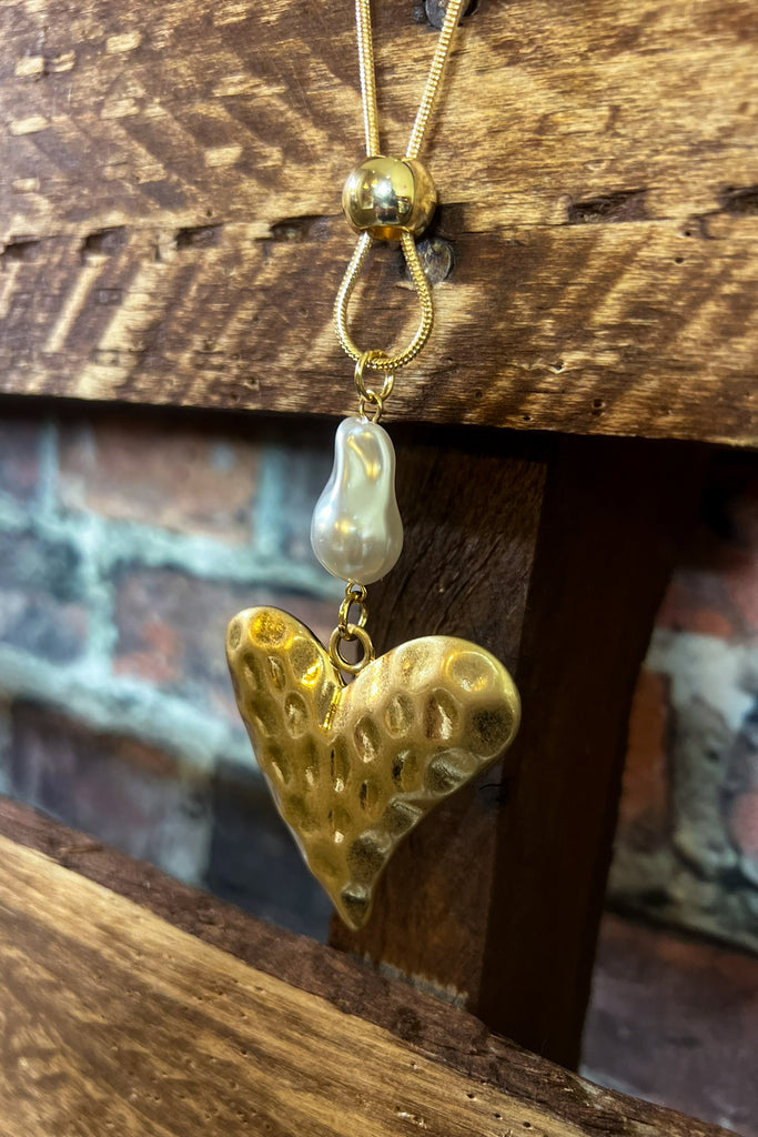 Sweet Fairytale Song Earring & Necklace Set in Gold Color