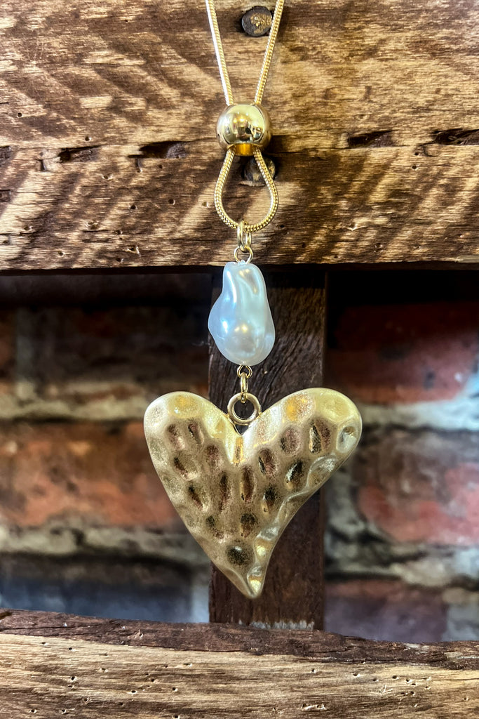 Sweet Fairytale Song Earring & Necklace Set in Gold Color