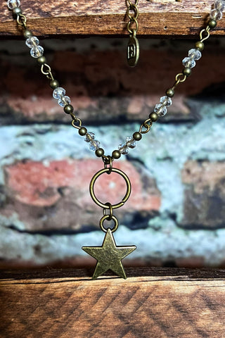 A FAIRYTALE NECKLACE NATURAL STONE MULTI-COLOR