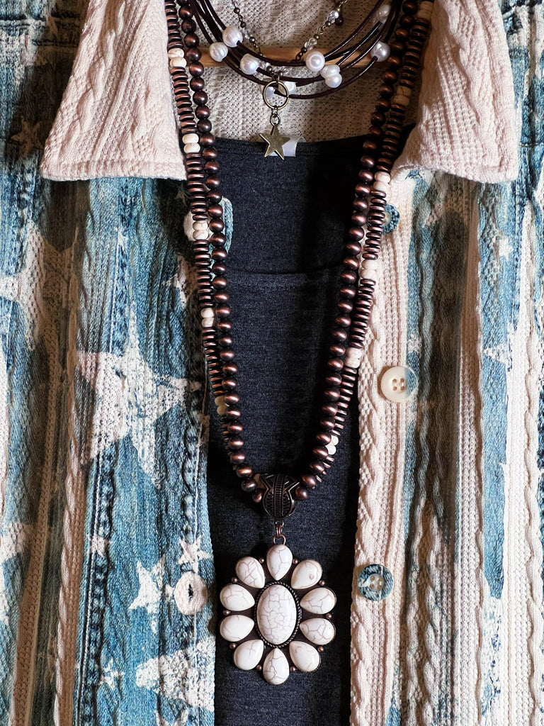 BLISSFUL MOMENTS FAB LACE JACKET IN BLUE DENIM COLOR
