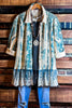 BLISSFUL MOMENTS FAB LACE JACKET IN BLUE DENIM COLOR