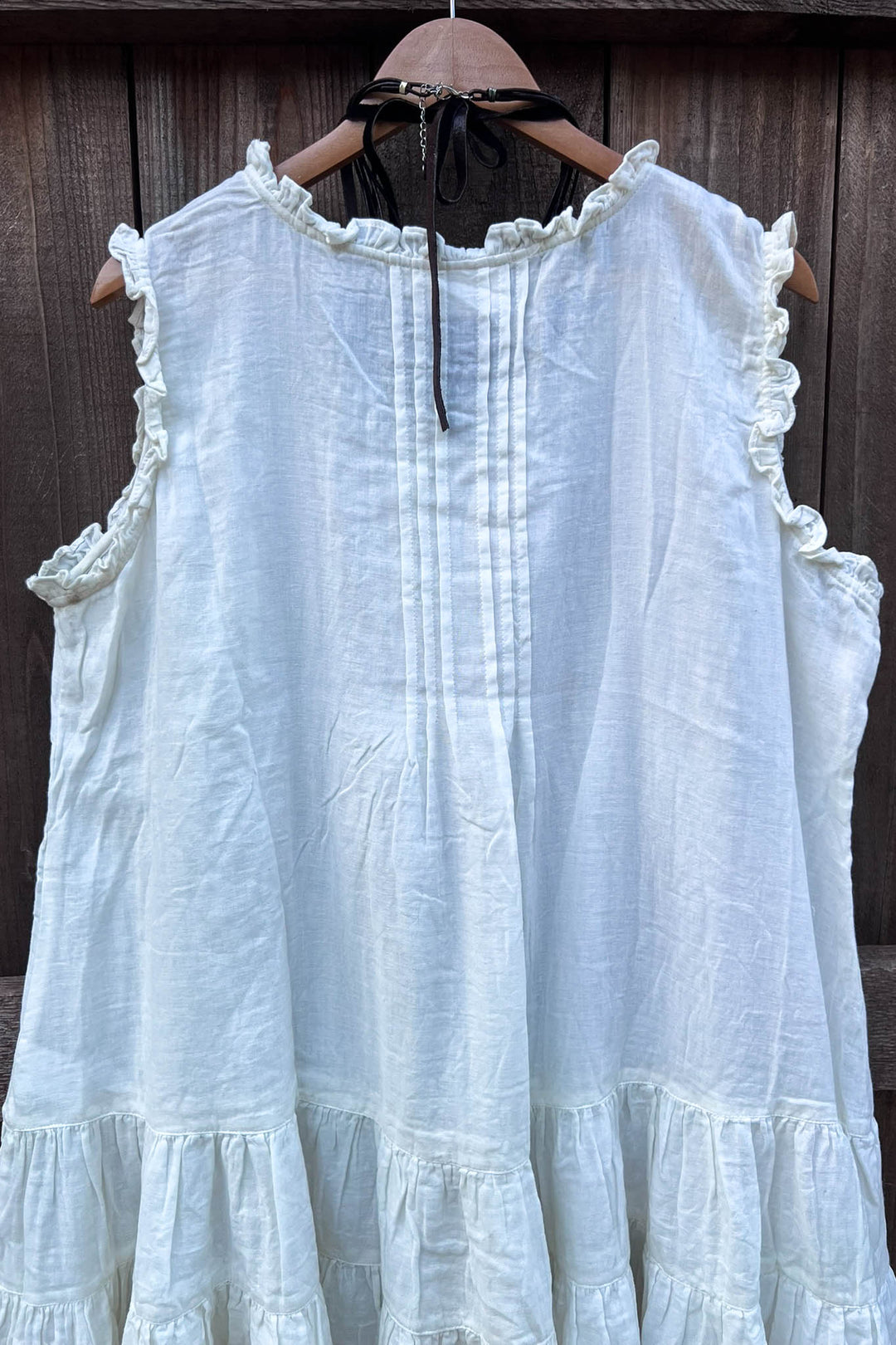 JUST THE SIMPLE THINGS 1OO% COTTON TUNIC - WHITE
