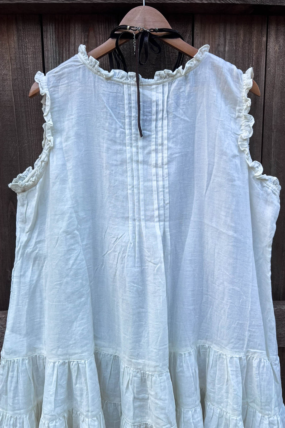 JUST THE SIMPLE THINGS 1OO% COTTON TUNIC - WHITE