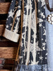 BLISSFUL MOMENTS FAB LACE JACKET IN BLACK & BEIGE