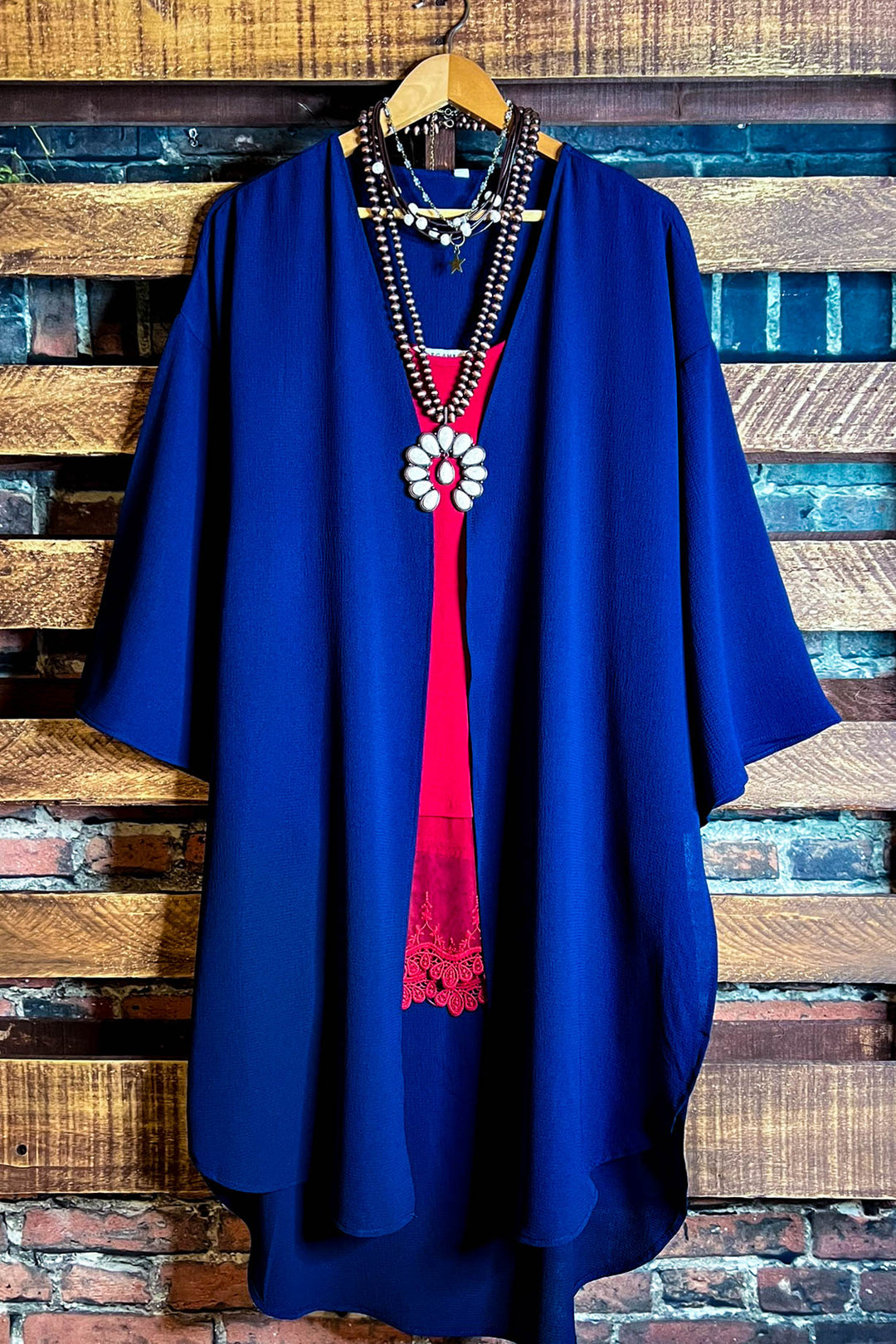 Go Your Own Way Navy Blue Kimono