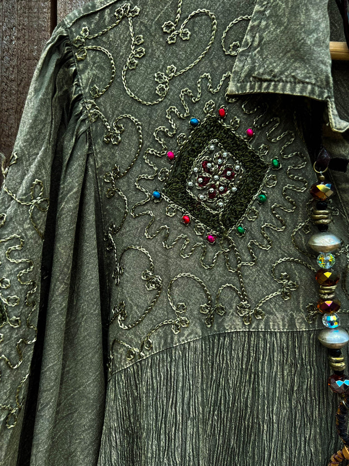 Canyon Dewdrops Green Top