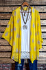 SEASON'S HARMONY CHIFFON CARDIGAN IN YELLOW