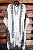 JOYFULLY YOURS BALI LIGHTWEIGHT KIMONO IVORY MIX
