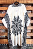 JOYFULLY YOURS BALI LIGHTWEIGHT KIMONO IVORY MIX