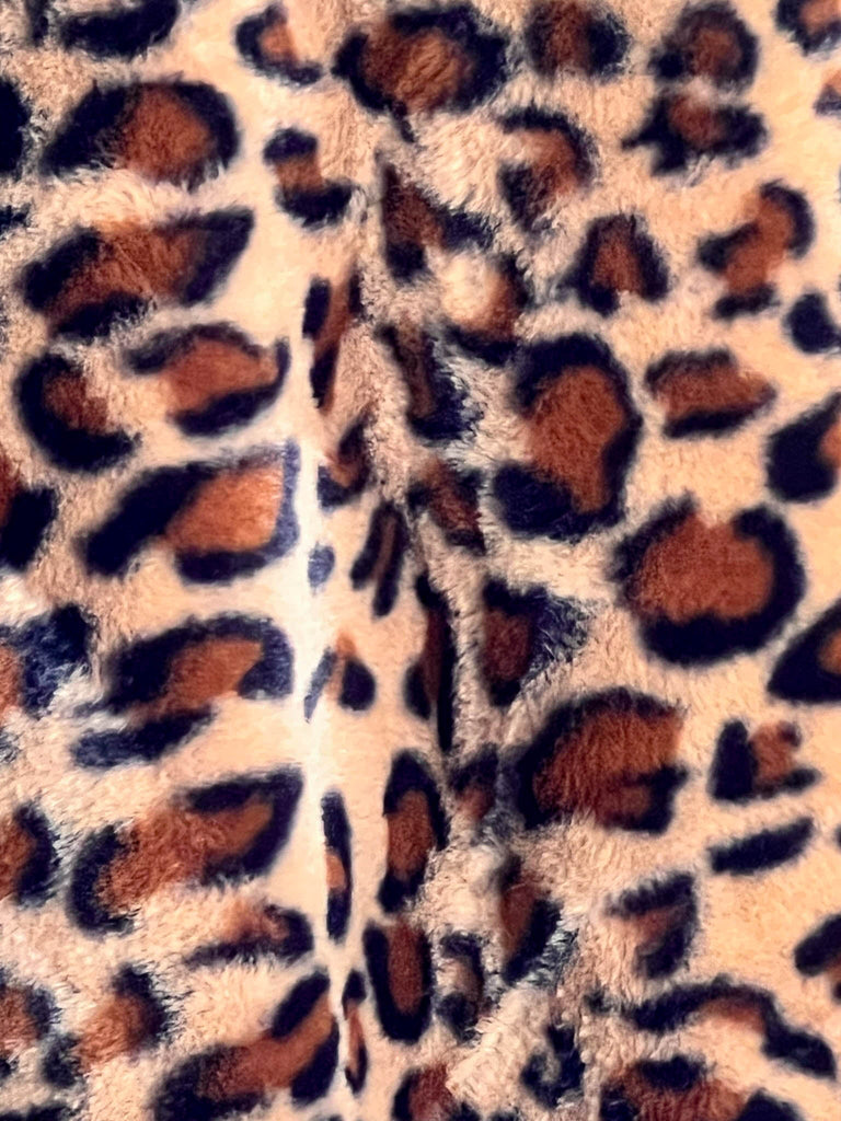 STUNNING TIMELESS ANIMAL PRINT JACKET KIMONO IN BROWN