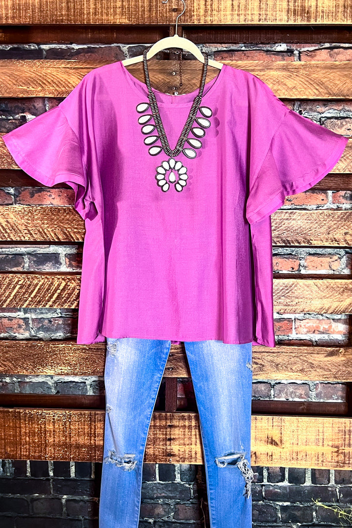 BLOUSE IN ORCHID PINK ----------------- SALE