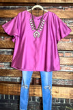 BLOUSE IN ORCHID PINK ----------------- SALE