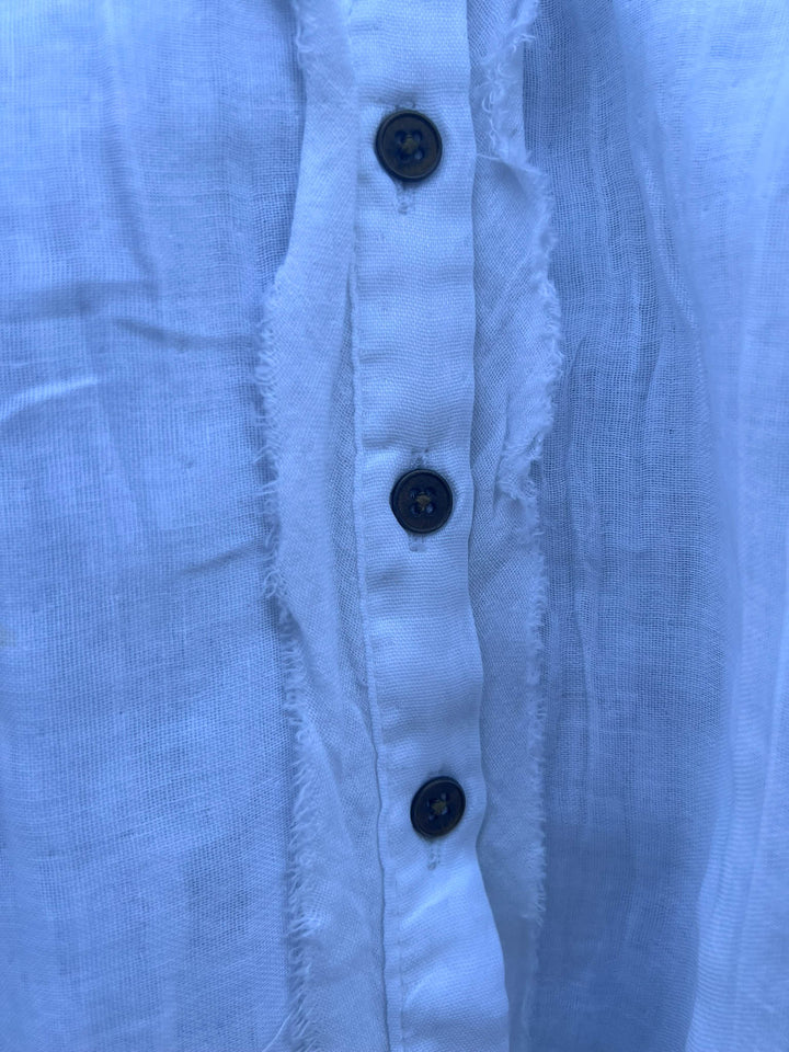 JUST THE SIMPLE THINGS 1OO% COTTON TUNIC - WHITE