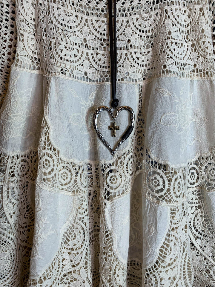 GRACEFUL BEAUTY 100% COTTON CROCHET LACE - NATURAL
