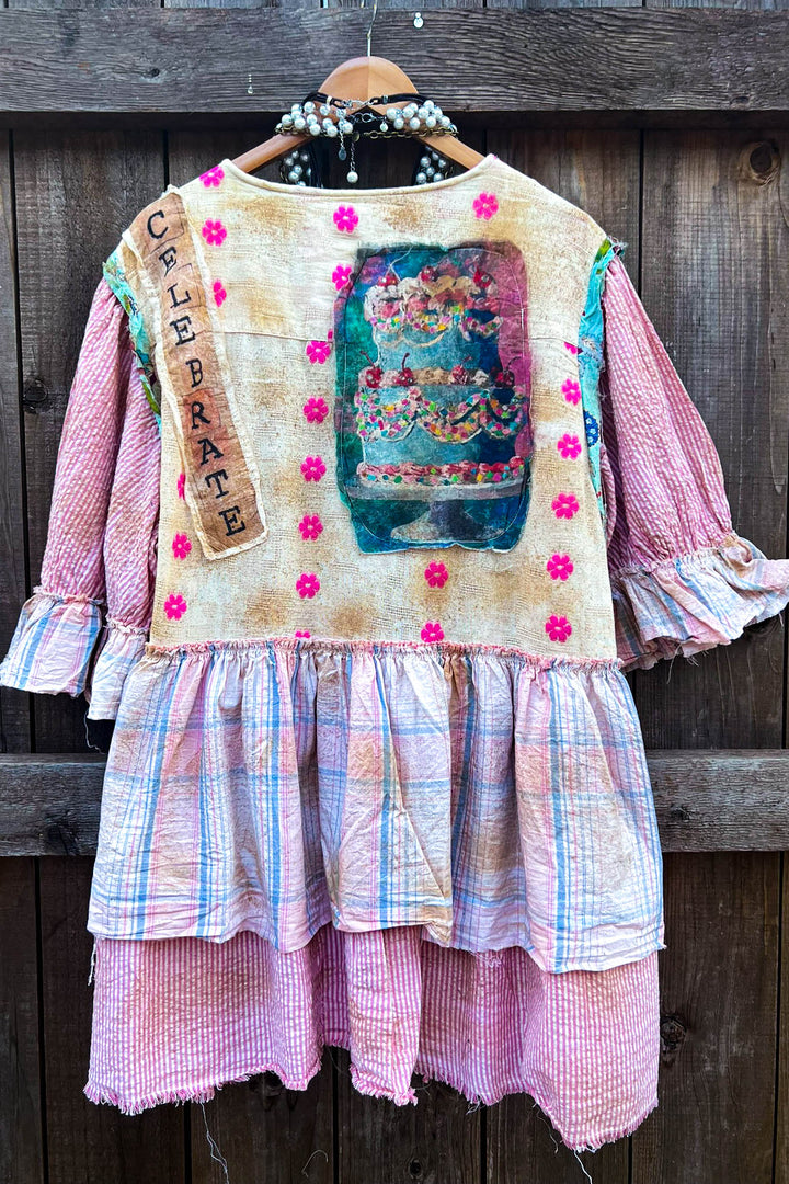 Garden Tea Patchwork Shacket -100% Cotton