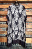 Dancing In The Moonlight Kimono In Charcoal