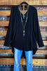 SIMPLE IS BETTER CASUAL T-SHIRT IN BLACK
