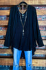 SIMPLE IS BETTER CASUAL T-SHIRT IN BLACK