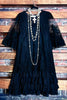 ADMIRE YOUR BEAUTY BLACK EMBROIDERED LACE DRESS