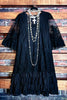 ADMIRE YOUR BEAUTY BLACK EMBROIDERED LACE DRESS
