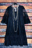 ADMIRE YOUR BEAUTY BLACK EMBROIDERED LACE DRESS