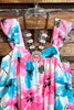 Summer Of Love Floral Dress in Multi-Color