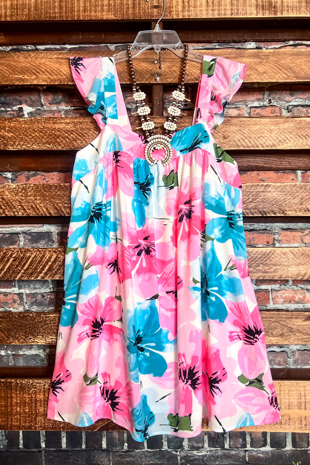 Summer Of Love Floral Dress in Multi-Color -------Sale