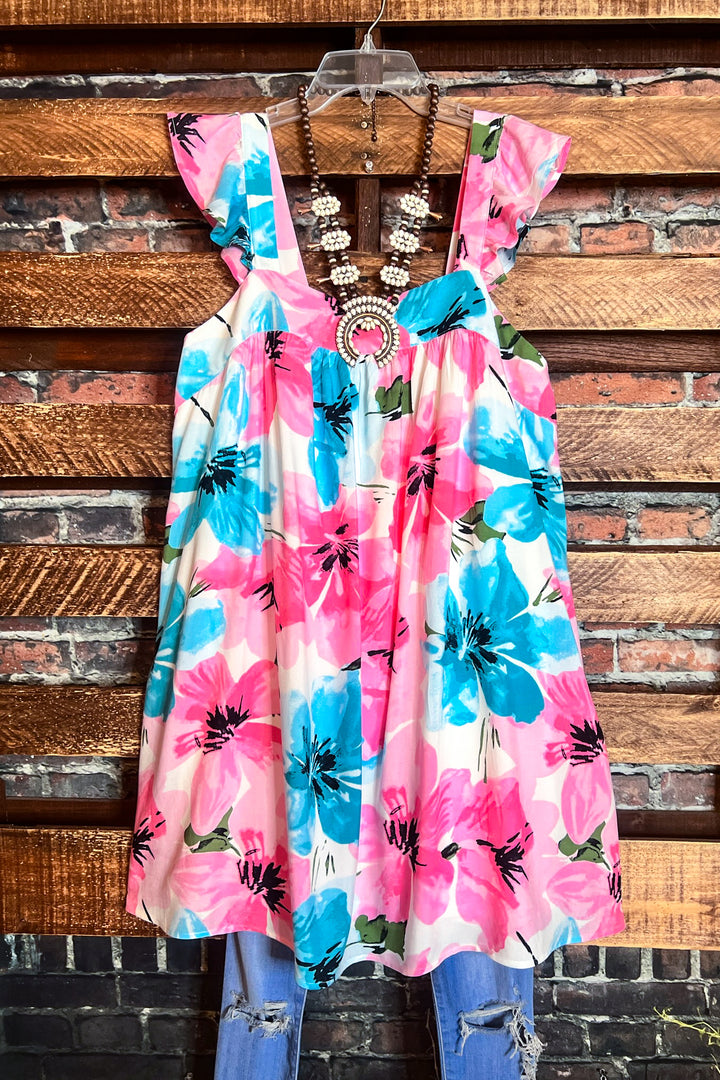 Summer Of Love Floral Dress in Multi-Color -------Sale