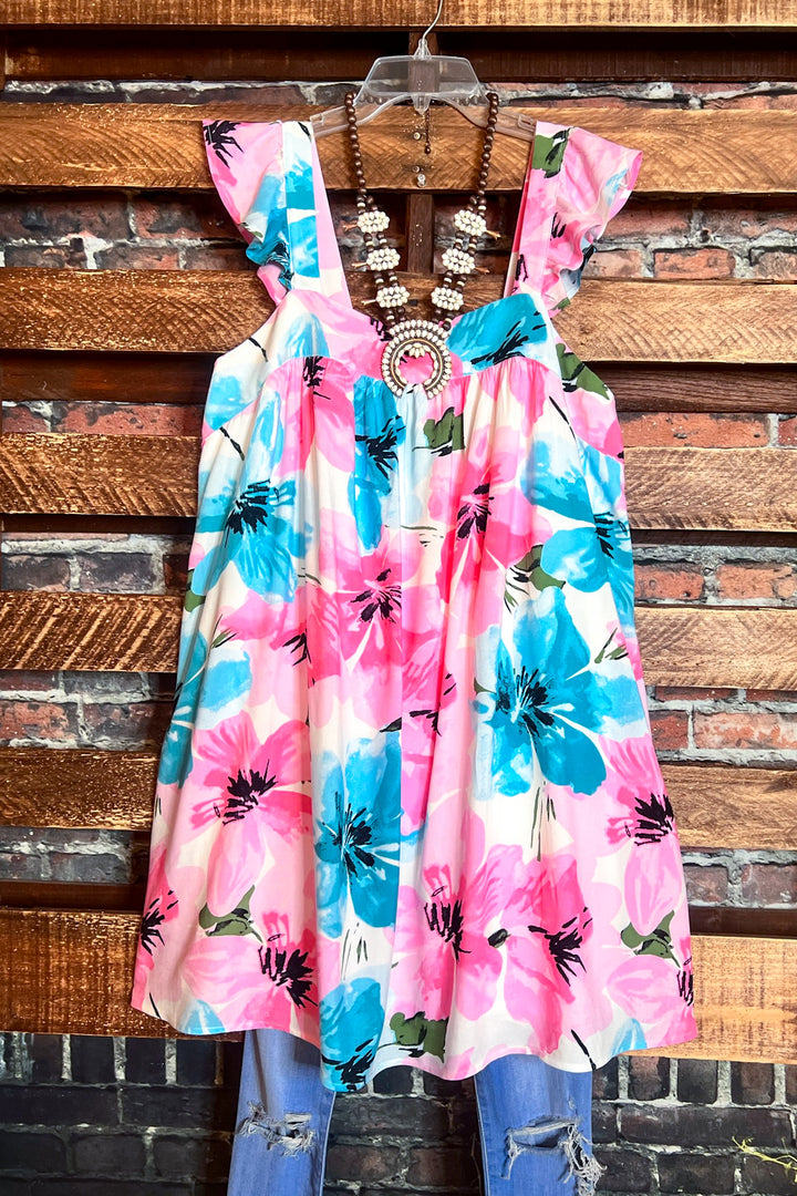 Summer Of Love Floral Dress in Multi-Color -------Sale