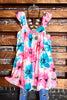 Summer Of Love Floral Dress in Multi-Color