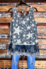 CHASING STARS LACE TOP IN BLACK MIX