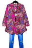 PAISLEY MAGENTA AND MULTI-COLOR BLOUSE ------------ SALE