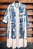 STARS ON WAY LACE JACKET OVERSIZED IN BEIGE & DENIM