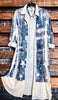 STARS ON WAY LACE JACKET OVERSIZED IN BEIGE & DENIM