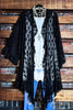 ROMANTIC NIGHT OUTBLACK LACE CARDIGAN