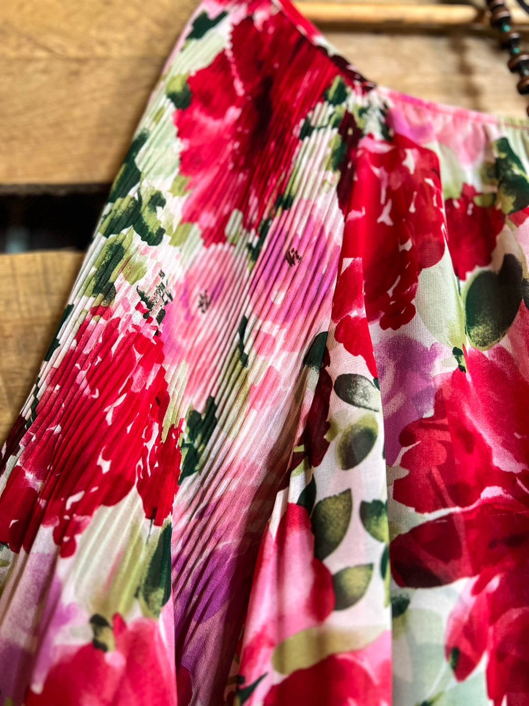 SECRETS OF THE HEART FLORAL OVERSIZED TUNIC