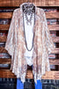 STARS IN THE SKY TONIGHT LACE DUSTER CARDIGAN IN TAUPE