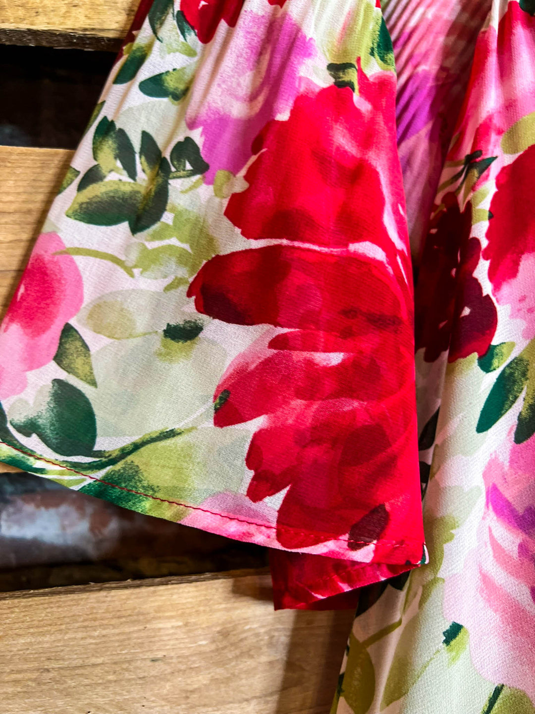 SECRETS OF THE HEART FLORAL OVERSIZED TUNIC