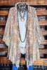 STARS IN THE SKY TONIGHT LACE DUSTER CARDIGAN IN TAUPE