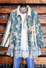 FLY ME TO THE STARS LACE JACKET IN BLUE DENIM COLOR