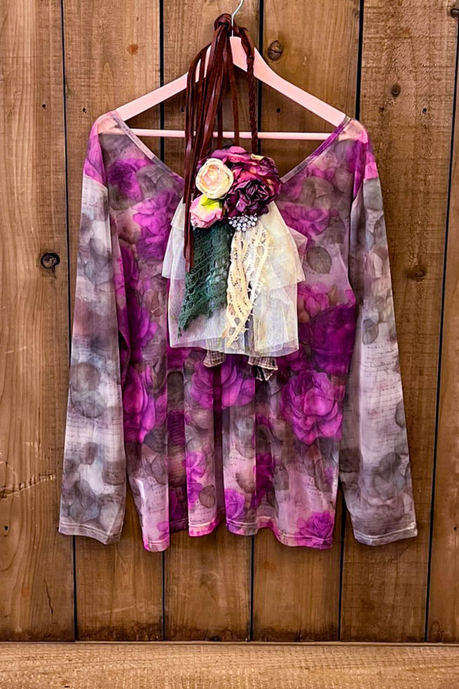 The Roses Fab Mesh Top
