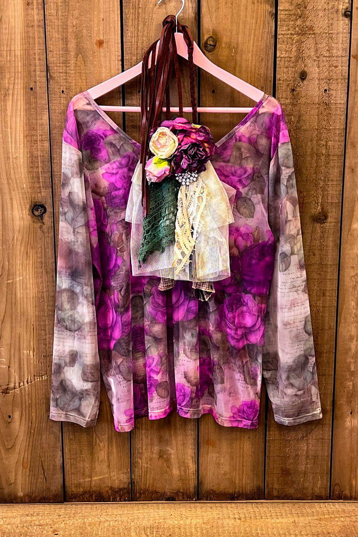 The Roses Fab Mesh Top