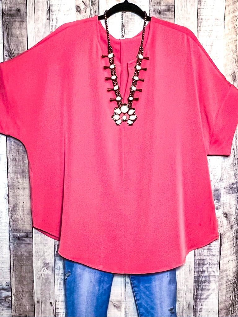 MY PERFECT DAY DESERT ROSE BLOUSE