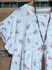 Blooming Love  White Floral Babydoll Top