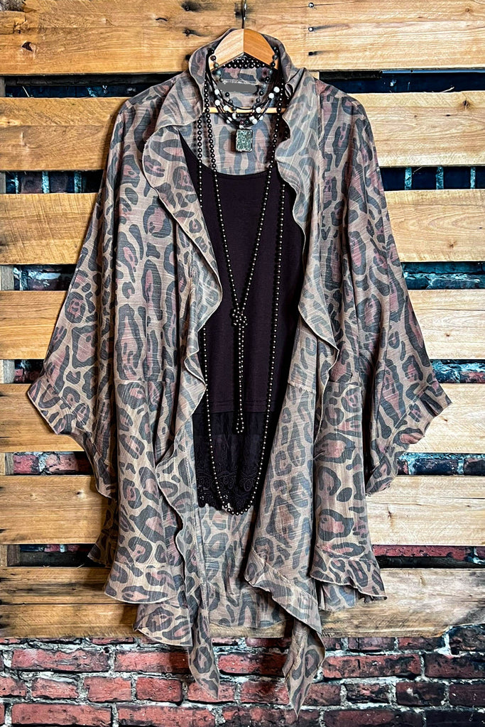 YOU'LL BE MINE FABULOUS LEOPARD CARDIGAN