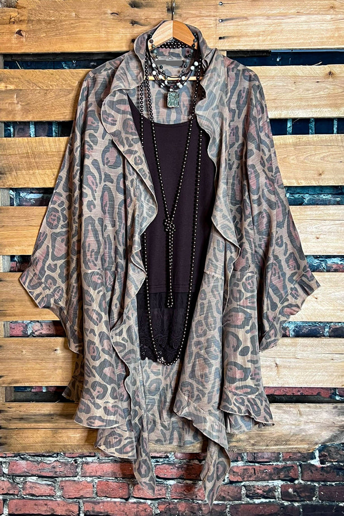 YOU'LL BE MINE FABULOUS LEOPARD CARDIGAN