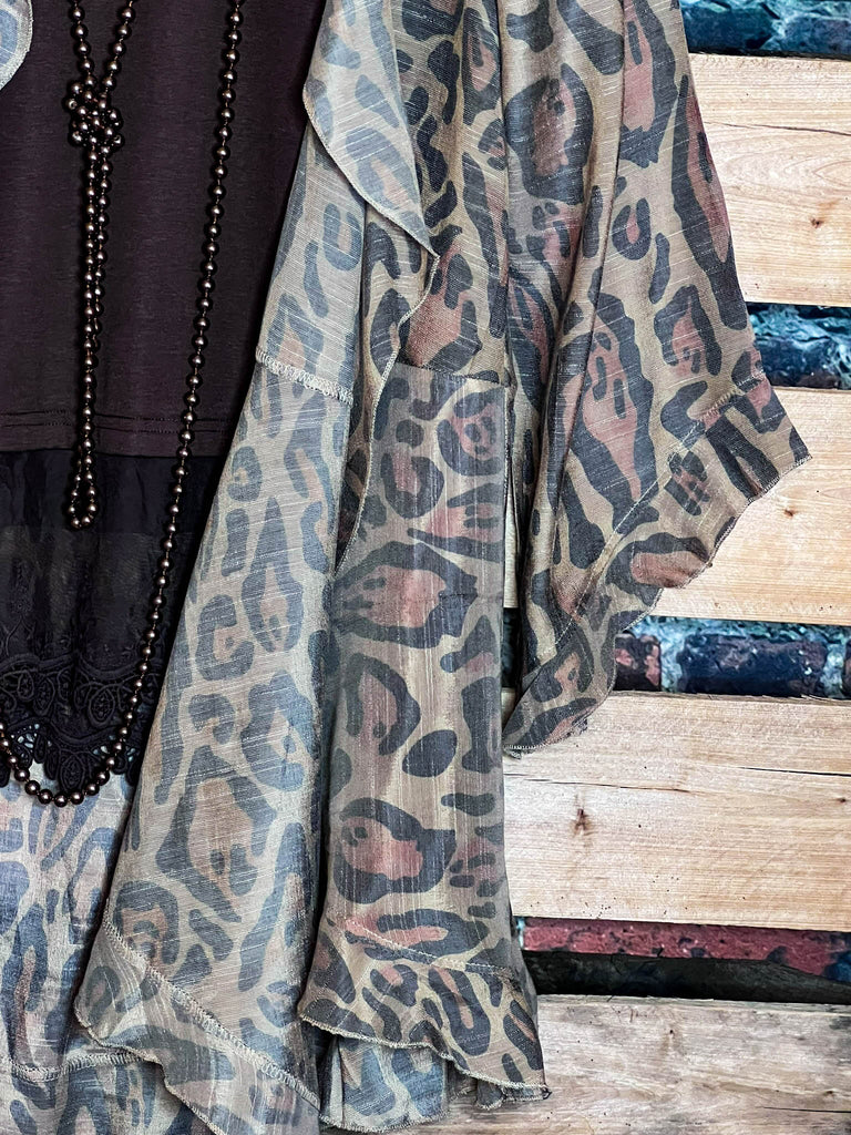 YOU'LL BE MINE FABULOUS LEOPARD CARDIGAN
