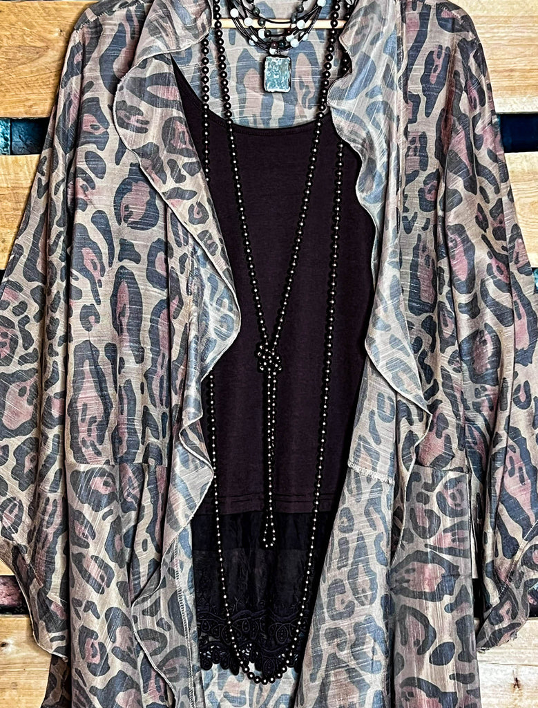 YOU'LL BE MINE FABULOUS LEOPARD CARDIGAN